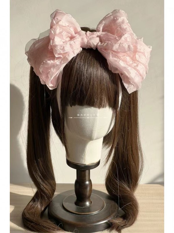 maid Loita double-layer bow hairpin maid Loita double-layer bow hairpin