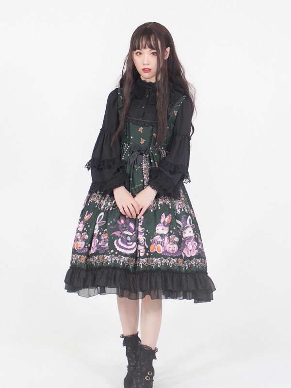 +The Halloween Party In Transylvania+ Gothic Dark Jumperskirt 131 +The Halloween Party In Transylvania+ Gothic Dark Jumperskirt 131
