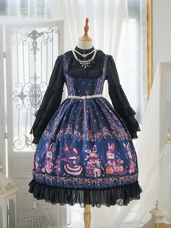 +The Halloween Party In Transylvania+ Gothic Dark Jumperskirt 131 +The Halloween Party In Transylvania+ Gothic Dark Jumperskirt 131