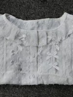 Lolita chiffon with bubble sleeves  blouse