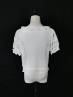 Lolita chiffon with bubble sleeves  blouse