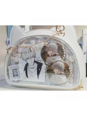 Japanese Sweet Two-dimensional Cat Shoulder Handbag