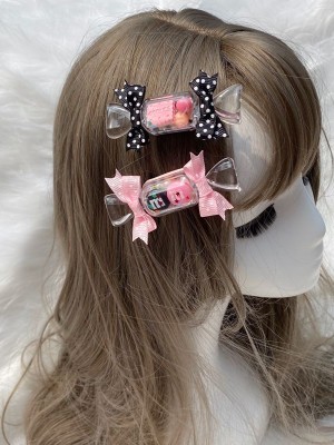2 Cute Candy-Shaped Hair Clips