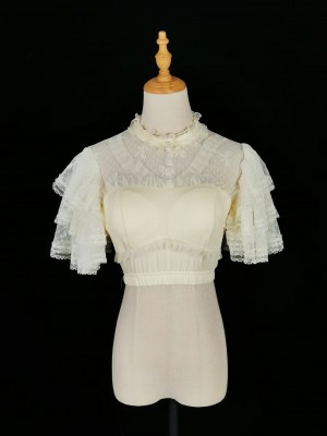 Comes with chest cushion and Lolita lace shirt in three colors