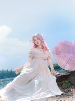 Elegant White Empire Lolita Dress