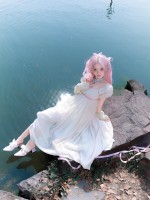 Elegant White Empire Lolita Dress