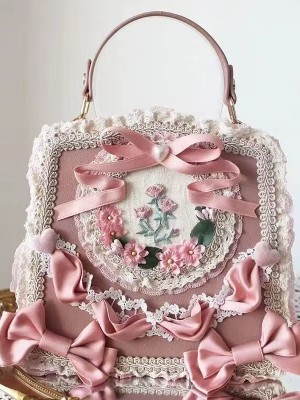 Elegant flower lace handbag, tea party gorgeous crossbody bag