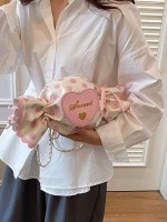 Cute candy shaped heart-shaped letter crossbody bag Lolita