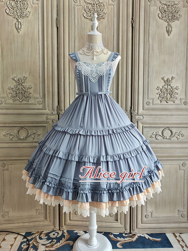 Alice Girl -When Camellia Blooms Elegant Jumperskirt Alice Girl -When Camellia Blooms Elegant Jumperskirt