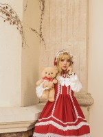 Antique Doll One-piece Hair Band Set Antique Doll One-piece Hair Band Set