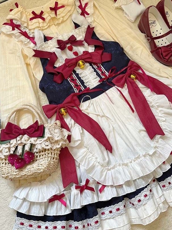 Bai Xueji Cat Strap Dress Bai Xueji Cat Strap Dress