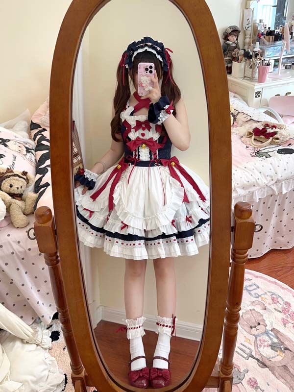 Bai Xueji Cat Strap Dress Bai Xueji Cat Strap Dress