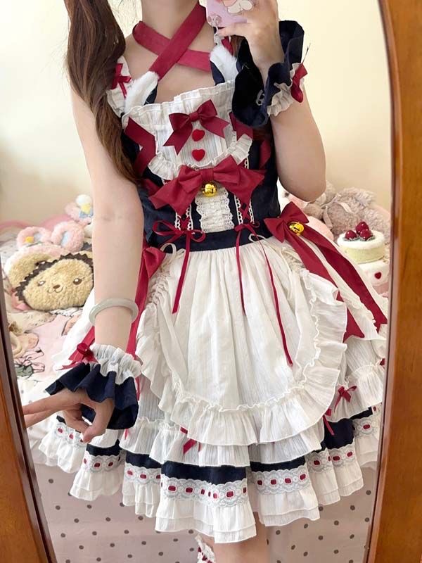 Bai Xueji Cat Strap Dress Bai Xueji Cat Strap Dress