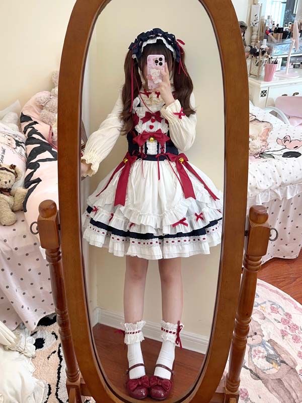 Bai Xueji Cat Strap Dress Bai Xueji Cat Strap Dress