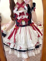 Bai Xueji Cat Strap Dress Bai Xueji Cat Strap Dress