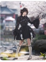 【Bamboo Flower】~Chinese style embroidery~Lolita skirt twin