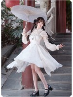 【Bamboo Flower】~Chinese style embroidery~Lolita skirt twin