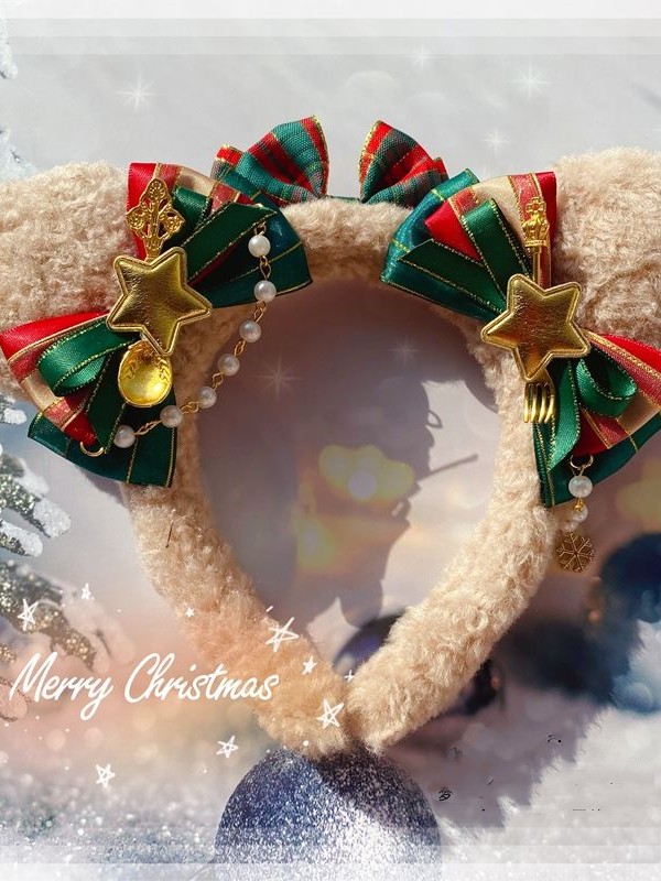 Christmas Themed Bear Ears KC Christmas Themed Bear Ears KC