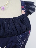 Sweet Vintage Beauty and Beast Print Voile Lolita Jumperskirt Sweet Vintage Beauty and Beast Print Voile Lolita Jumperskirt
