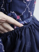 Sweet Vintage Beauty and Beast Print Voile Lolita Jumperskirt Sweet Vintage Beauty and Beast Print Voile Lolita Jumperskirt