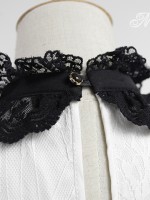 Vintage Church Style Dress Black Requiem One-piece