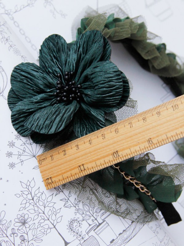 Blackish Green Flower KC Blackish Green Flower KC