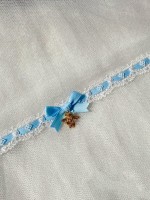 Blue Bow Lace Choker Necklace Blue Bow Lace Choker Necklace