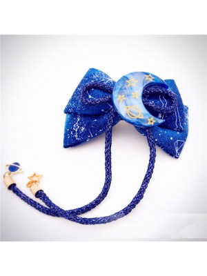 Blue Moon Starry Sky Hair Clip