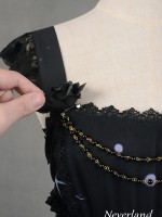 Dark Gothic Lolita Butterfly Cemetery Jumperskirt Dark Gothic Lolita Butterfly Cemetery Jumperskirt