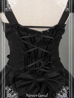 Dark Gothic Lolita Butterfly Cemetery Jumperskirt Dark Gothic Lolita Butterfly Cemetery Jumperskirt