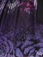 Dark Gothic Printed Lolita Dress Butterfly Cemetery One Piece