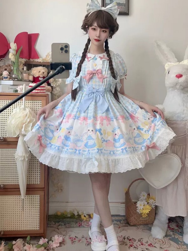 Candy Rabbit Lolita Sweet One-Piece Candy Rabbit Lolita Sweet One-Piece