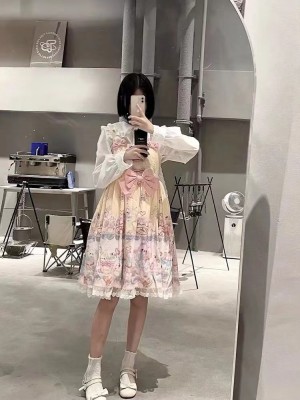 【Cat Dessert】~cute Lolita jumperskirt