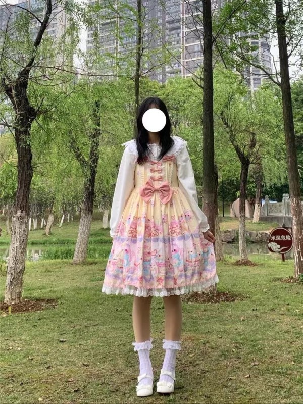【Cat Dessert】~cute Lolita jumperskirt