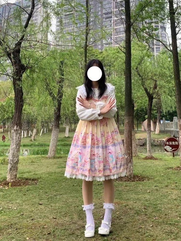 【Cat Dessert】~cute Lolita jumperskirt