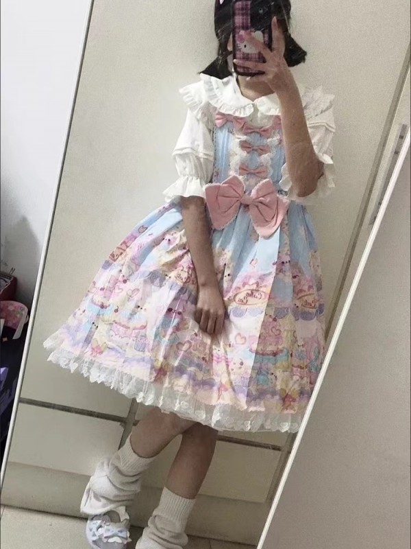 【Cat Dessert】~cute Lolita jumperskirt