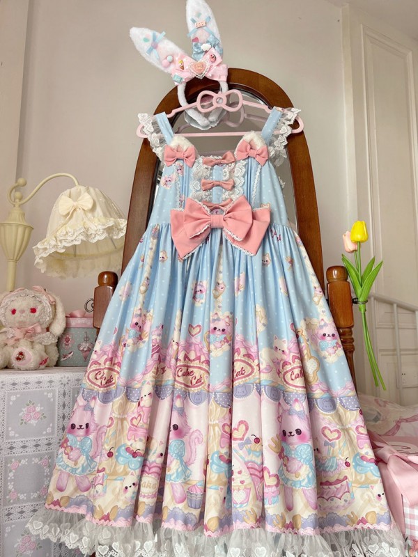 【Cat Dessert】~cute Lolita jumperskirt