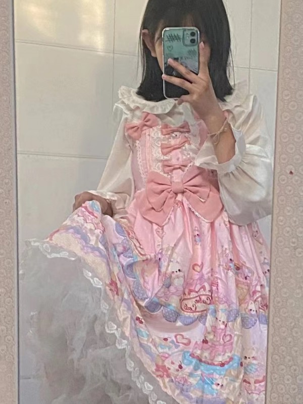 【Cat Dessert】~cute Lolita jumperskirt