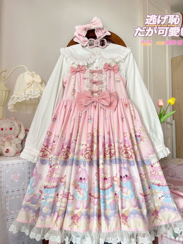 【Cat Dessert】~cute Lolita jumperskirt