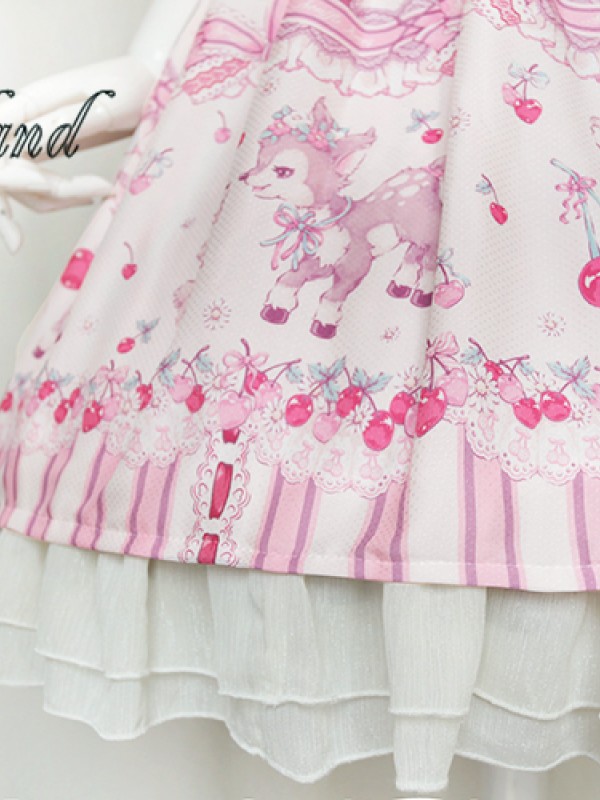 Sweet Cherry Deer Special One-piece Sweet Cherry Deer Special One-piece