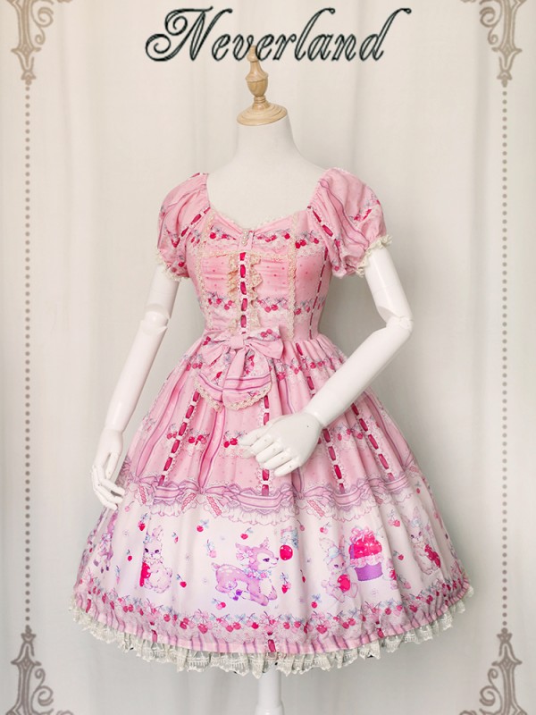 Sweet Cherry Deer Special One-piece Sweet Cherry Deer Special One-piece