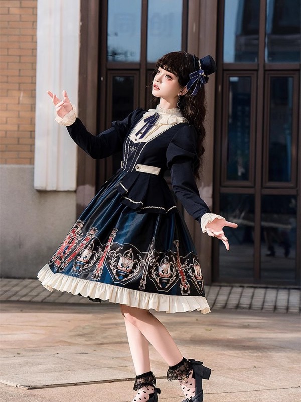 【Chocolate Academy】~lolita Onepiece~Daily Elegant Academy style dress