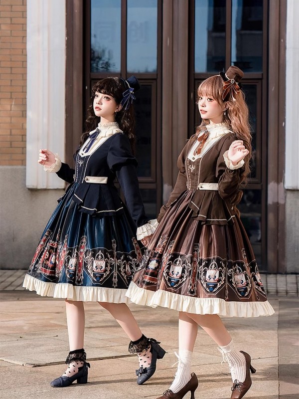 【Chocolate Academy】~lolita Onepiece~Daily Elegant Academy style dress