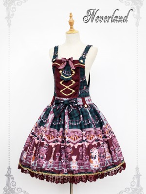 Chocolate Bear Strap Jumperskirt