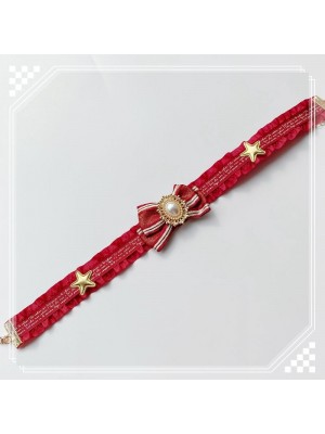 Choker with A Faux Pearl