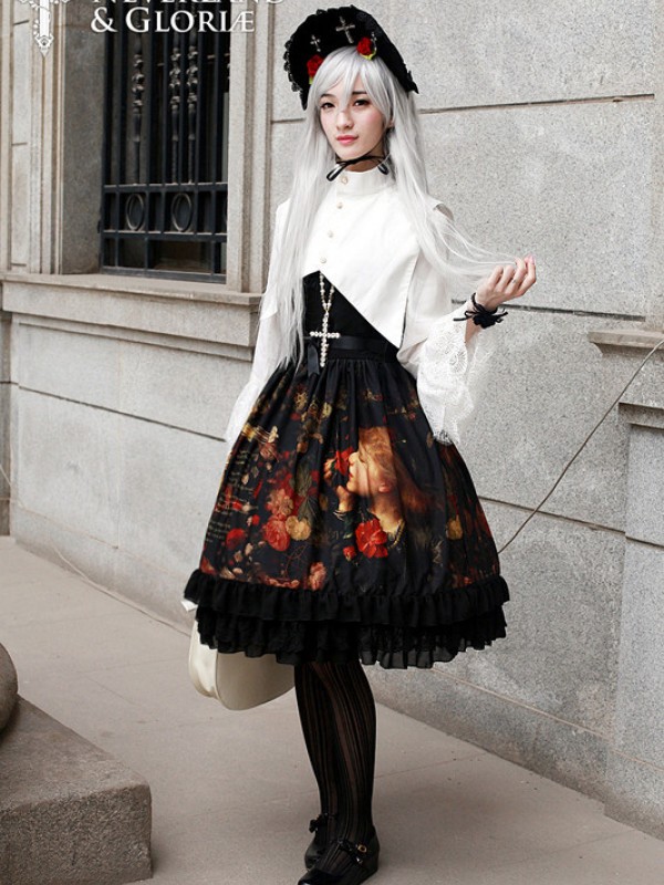 Flower-choosing Girl Jumperskirt Flower-choosing Girl Jumperskirt