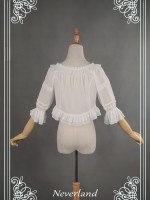 Chord Of Summer Wrinkled Silk Short Blouse Chord Of Summer Wrinkled Silk Short Blouse
