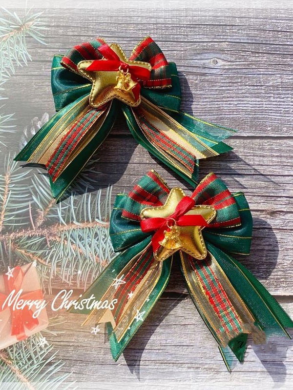 Christmas Themed Five-Pointed Star Hair Clip Christmas Themed Five-Pointed Star Hair Clip