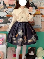 Count Cat Gothic half skirt Count Cat Gothic half skirt