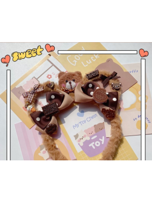 Cute Brown Bear Ears KC